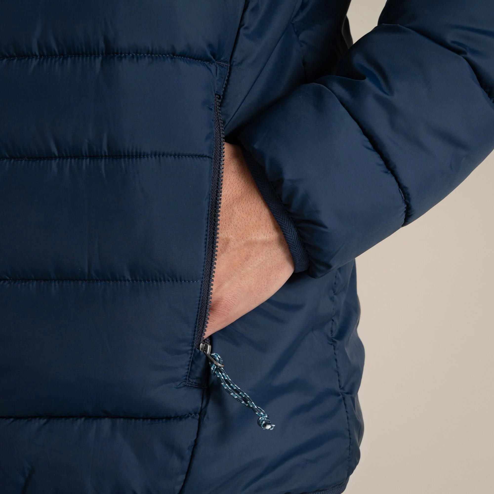 Craghoppers Men's Compresslite IX Hooded Insulating Jacket | Blue Navy - Image 5